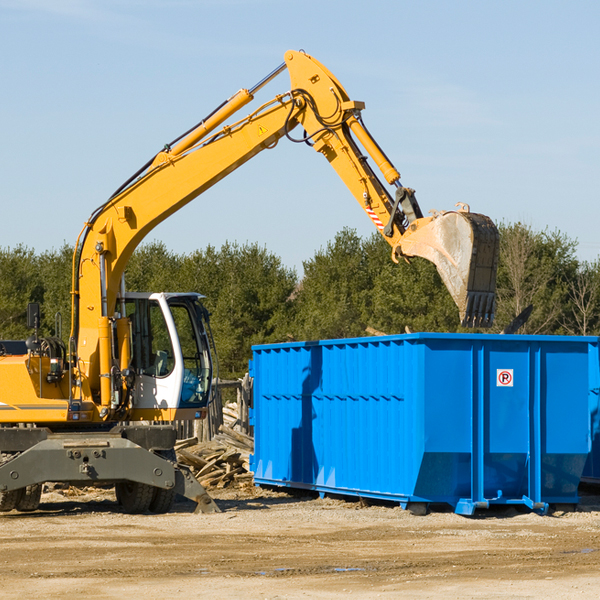 what happens if the residential dumpster is damaged or stolen during rental in Hogansburg NY